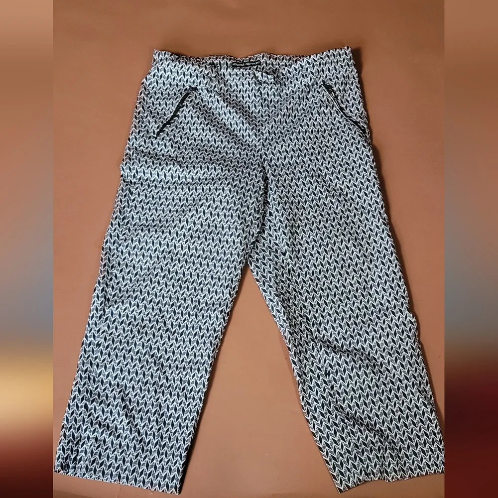 Michel Studio Monochrome Geometric Pants